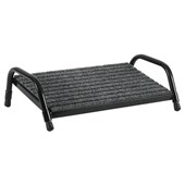 FLUTELINE FOOT REST GREY MAT WITH BLACK FRAME SMALL