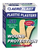 AEROPLAST PLASTERS PLASTIC W72 X L19MM BOX 50