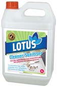 LOTUS KITCHEN CLEANERSANITISER FOOD PREPARATION SURFACES 5L