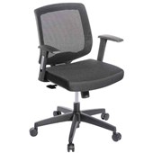 EDEN OFFICE CHAIR MEDIA MEETING MESH BACK WITH ARMS