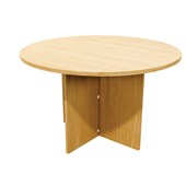 ZEALAND MEETING TABLE ROUND W1200 X H725MM NZ TAWA