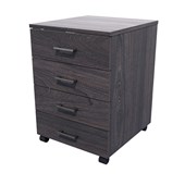 ZEALAND MOBILE 4 DRAWER W465 X D500 X H660MM FIORDLAND ELM