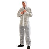 PROCHOICE COVERALL DISPOSABLE DOW POLYPROPYLENE 2XL WHITE