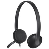 LOGITECH H340 USB HEADSET BLACK