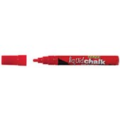 TEXTA LIQUID CHALK MARKER WET WIPE BULLET 45MM RED