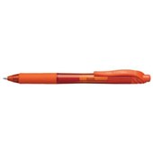 PENTEL BL107 ENERGELX GEL INK PEN RETRACTABLE 07MM ORANGE