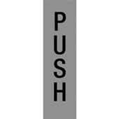 APLI SELF ADHESIVE SIGN PUSH 50 X 202MM GREYBLACK