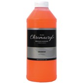 CHROMACRYL STUDENTS ACRYLIC PAINT 1L ORANGE