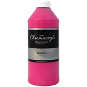 CHROMACRYL STUDENTS ACRYLIC PAINT 1L MAGENTA