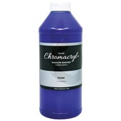 CHROMACRYL STUDENTS ACRYLIC PAINT 1L VIOLET