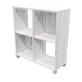 ZEALAND CUBBY HOLE BOOKCASE 4 CUBE W800 X D300 X H850MM NORDIC PINE