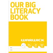 WARWICK OUR BIG LITERACY MODELLING BOOK 30MM RULED 32 PAGE