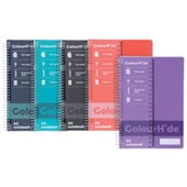 COLOURHIDE NOTEBOOK A5 200 PAGE ASSORTED