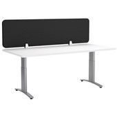 BOYD VISUALS ACOUSTIC DESK SCREEN L1500 X H400MM BLACK