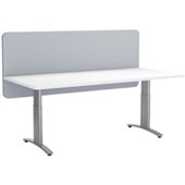 BOYD VISUALS ACOUSTIC MODESTY PANEL DESK SCREEN L1500 X H600MM LIGHT GREY