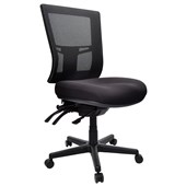 BURO METRO II 247 OFFICE CHAIR MESH BACK 3LEVER NYLON BASE BLACK