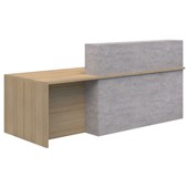 ACCENT BLOCK RECEPTION COUNTER WHEELCHAIR ACCESS W3000MM