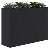 RAPID PLANTER INCLUDING SHORT PLANTS L1600 X H1200MM BLACK