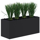 RAPID PLANTER INCLUDING TALL PLANTS L1200 X H600MM BLACK