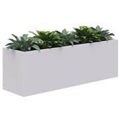 RAPID PLANTER INCLUDING SHORT PLANTS L1600 X H600 WHITE