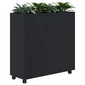 RAPID MOBILE PLANTER INCLUDING SHORT PLANTS L1200 X H1200MM BLACK