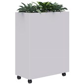 RAPID MOBILE PLANTER INCLUDING SHORT PLANTS L900 X H1200MM WHITE