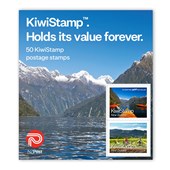 NZ POST RED KIWISTAMP BOOK 50