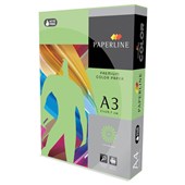 PAPERLINE COLOURS A3 COPY PAPER 80GSM GREEN LAGOON PACK 500 SHEETS