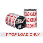 MPH MESSAGE TAPE RED ON WHITE 48MM X 100M TOP LOAD ONLY