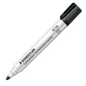 STAEDTLER 351 LUMOCOLOR WHITEBOARD MARKER BULLET BLACK