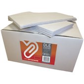 OPD ENVELOPE PLAIN SELF SEAL DLE E20E W225 X L114MM WHITE BOX 500