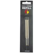 BALLPOINT PEN REFILL GBP PARKER COMPATIBLE MEDIUM BLACK PKT2 HANGSELL