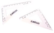 CELCO SET SQUARE 45 DEGREES 320MM CLEAR