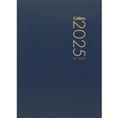 COLLINS DIARY POCKET A71 W74 X L105MM NAVY DAY PER PAGE ODD YEAR