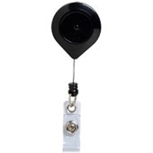 REXEL ID RETRACTABLE ID CARD HOLDER REEL LOCKABLE BLACK