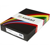 KASKAD COLOURED PAPER 640 X 920MM SRA1 225GSM RAVEN BLACK SHEET