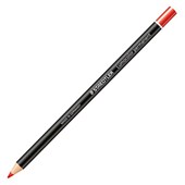 STAEDTLER LUMOCOLOR PERMANENT GLASOCHROM 10820 COLOURED PENCIL RED