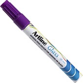 ARTLINE GLASS MARKER BULLET 2MM PURPLE