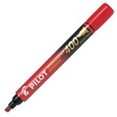 PILOT SCA400 PERMANENT MARKER CHISEL 40MM RED