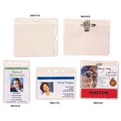 REXEL ID POUCH SOFT PORTRAIT 62 X 104MM CLEAR PACK 10 HANGSELL