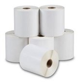 THERMAL DIRECT LABEL 76MM X 48MM PERMANENT 500 PER ROLL