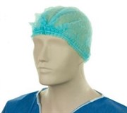 DISPOSABLE CRIMP HATS BLUE 53CM BOX  1000 MPH