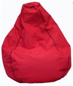 PREMIUM CANVAS BEAN BAG RED FILLED WITH 200L OF BEANS