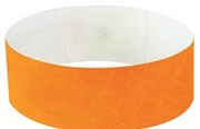 25 MM TYVEK WRISTBAND NEON ORANGE