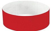 25 MM TYVEK WRISTBAND RED