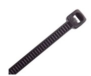 NYLON CABLE TIE 100 X 25MM UV BLACK PACK  100 ECCO