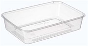 FOODTRAY CLEAR RECTANGULAR 500ML PACK  50 10 PACKS  CARTON