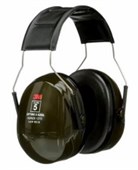 3M PELTOR OPTIME II HEADBAND FORMAT EARMUFF H520A GREEN CLASS 5 SLC80 32DB