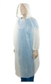 BASTION POLYETHYLENE FULL LENGTH SPLASH JACKET WITH HOOD WHITE CTN  200