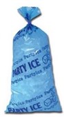 PARTY ICE PRINTED PLASTIC BAG 70MU 250 X 500MM PACK  50